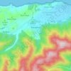 Kocadere topographic map, elevation, terrain