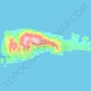 Taliabu Island topographic map, elevation, terrain