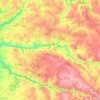 Sèvremoine topographic map, elevation, terrain