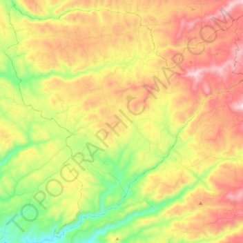 Mountain Ranch topographic map, elevation, terrain