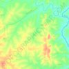 Nako topographic map, elevation, terrain