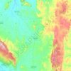 Pindaí topographic map, elevation, terrain