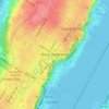 West New York topographic map, elevation, terrain
