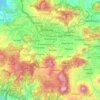Kabupaten Bandung topographic map, elevation, terrain