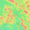 Heinävesi topographic map, elevation, terrain
