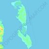 Trinkat Island topographic map, elevation, terrain