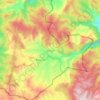 Atarjea topographic map, elevation, terrain