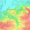 Turpin Hills topographic map, elevation, terrain