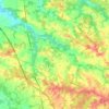 Hontanx topographic map, elevation, terrain
