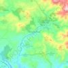 Vall de Almonacid topographic map, elevation, terrain