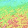 Bezirk Scheibbs topographic map, elevation, terrain
