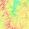 Chavín de Huantar topographic map, elevation, terrain