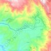 Përrenjas topographic map, elevation, terrain