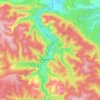 Олха topographic map, elevation, terrain