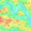 Costessey topographic map, elevation, terrain