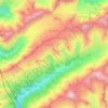 Blatten topographic map, elevation, terrain