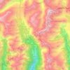 Mesocco topographic map, elevation, terrain