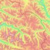 Ghujerab mountains topographic map, elevation, terrain