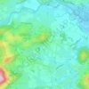 Montoussé topographic map, elevation, terrain