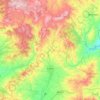 Çubuk topographic map, elevation, terrain