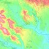 Montescaglioso topographic map, elevation, terrain