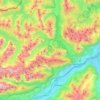 Vomp topographic map, elevation, terrain