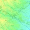 Paschim Bardhaman topographic map, elevation, terrain