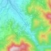 Ostravice topographic map, elevation, terrain