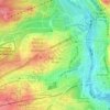 Puerta del Ángel topographic map, elevation, terrain