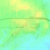 Waverly topographic map, elevation, terrain