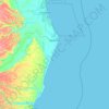 Belmonte topographic map, elevation, terrain