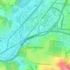 Saint Bernard topographic map, elevation, terrain
