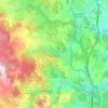 Les Bessons topographic map, elevation, terrain