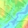 Gibbon topographic map, elevation, terrain