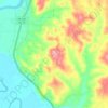 Blue Ridge topographic map, elevation, terrain