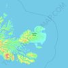 Grande Terre topographic map, elevation, terrain