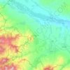 Ortaoba topographic map, elevation, terrain