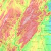 Harriman State Park topographic map, elevation, terrain