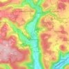 Unterleinleiter topographic map, elevation, terrain