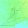 Parker topographic map, elevation, terrain