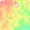 Serra das Araras topographic map, elevation, terrain