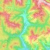 Broto topographic map, elevation, terrain
