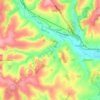 Frampton topographic map, elevation, terrain