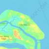 Rangsang Island topographic map, elevation, terrain