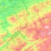 York Township topographic map, elevation, terrain