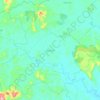 Menyuke topographic map, elevation, terrain