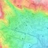 Ville de Cuzco topographic map, elevation, terrain