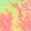 Jaquirana topographic map, elevation, terrain