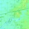 Archbold topographic map, elevation, terrain