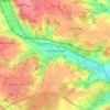 Little Missenden topographic map, elevation, terrain